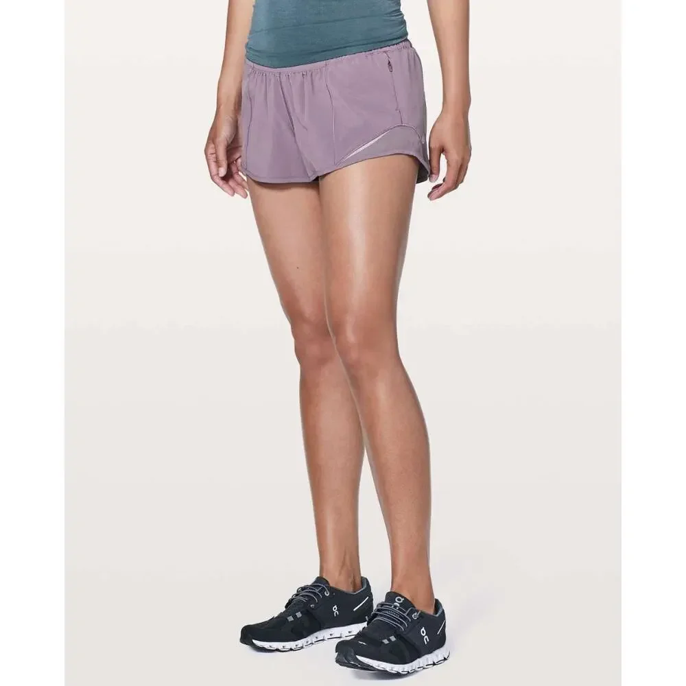 Lululemon Hotty Hot Short II *2.5” (Smoked Mulberry) - 4